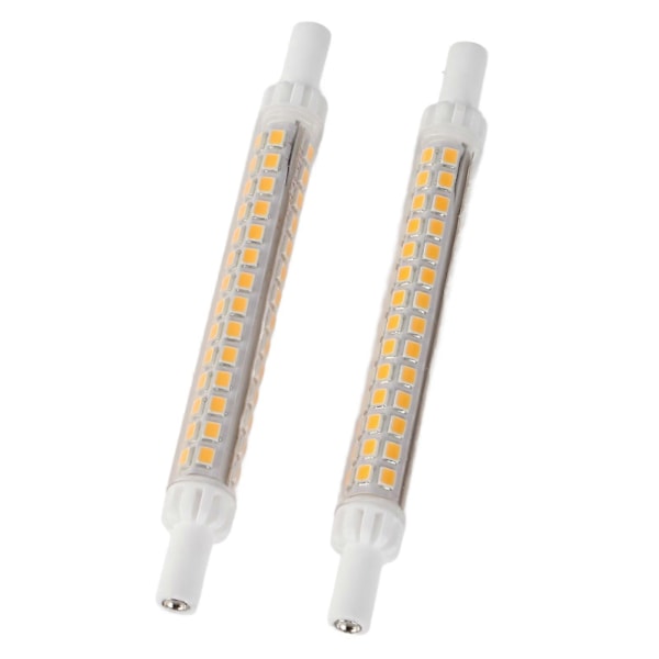 2 kpl R7S 98LED polttimo, kaksipäinen 118 mm himmennettävä valonheitin, lämmin valkoinen 100–130 V, erikoislahja