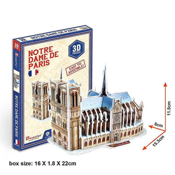 3D Paperi Palapeli Sana Kuuluisat rakennukset Tower Bridge Jigsaw Koottuna Malli Askartelu Tee itse opettavaiset lelut lapsille Aikuisten lahjat