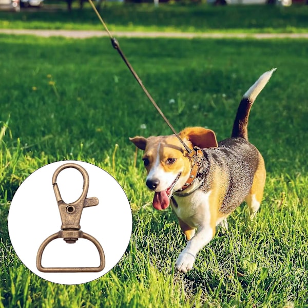 70 st. Krokar och D-ringar, Swivel Snap Hooks, Hummerklo-spännen, Snäppkrokar för Väskor, Nyckelband