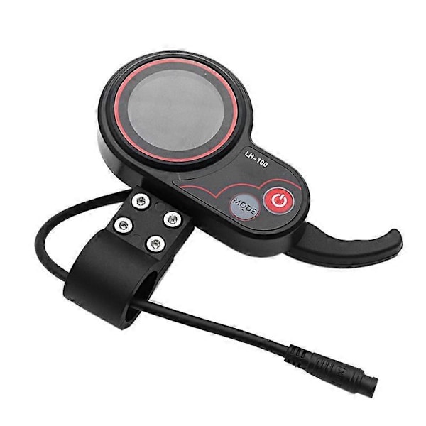 LH100 Dashboard 60V Elektrisk Scooter LCD-skjerm Gasspedalmåler 6PIN for Elektrisk Scooter/Ebike LCD 12