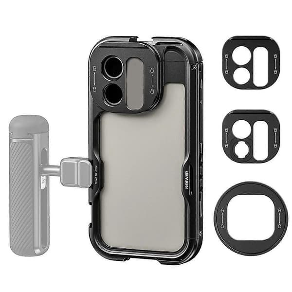 NEEWER Telefonbur til iPhone 15 Pro Max Hurtigudløser Video Rig