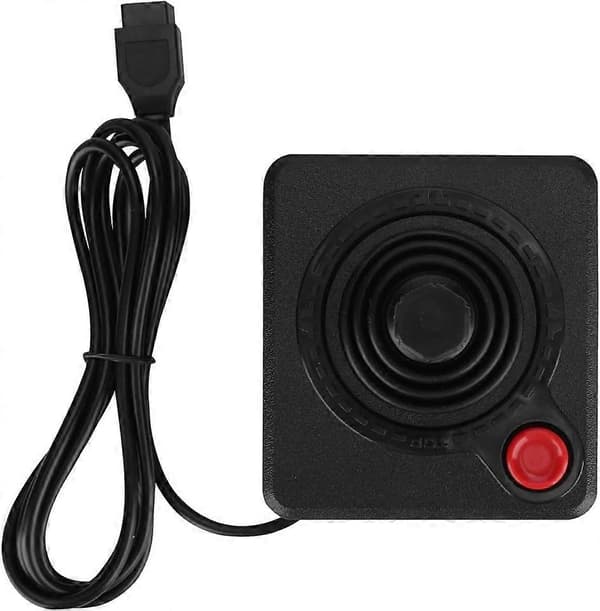 Klassisk joystick - Slitsterk Retro Klassisk 3D Analog Joystick Controller Spillkontroll for A-tari 2600 Atari 7800