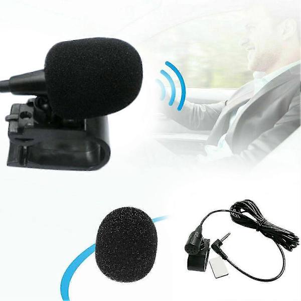 Pioneer Bil CD DVD Mikrofon Håndfri Stereo 3.5mm Interface Mic