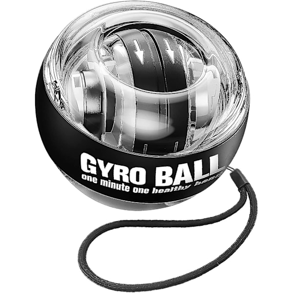 Handledstränare Boll Auto-Start Handledsförstärkare Gyro Boll-Svart