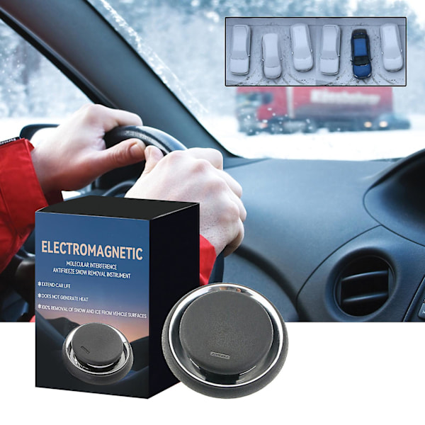 Anti-Frost Elektromagnetisk Bilsnöborttagare, Bärbar Elektromagnetisk Mikrovågsmolekylär Avfrostningsenhet