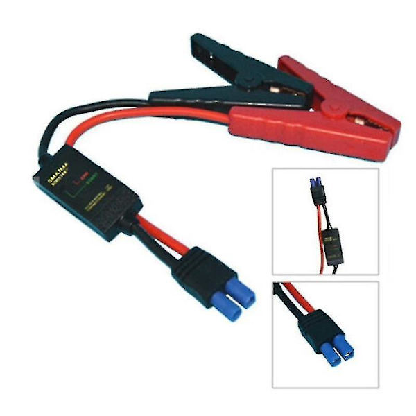 12v 200a-500a Intelligent Booster Kabel Smart Ec5 Connector Bil Lastbil Nødstart Jump Clip-xdd