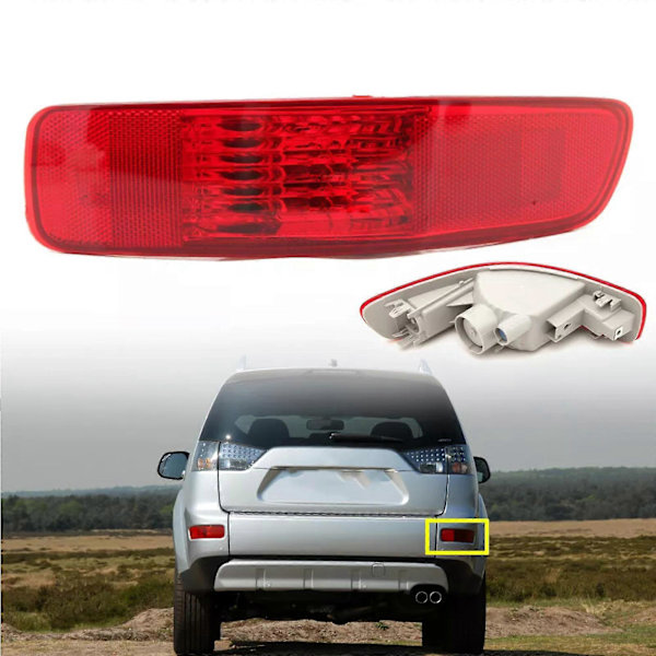 Höger Bakre Stötfångare Reflex Dimljus För Mitsubishi Outlander EX 2007-2012 js