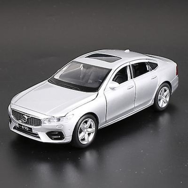 Volvo Car Model I S90 Alloy, Diecasts Och Toy Vehicles, Metal Sound Light Collection, Barnpresent, 1:32 Gray