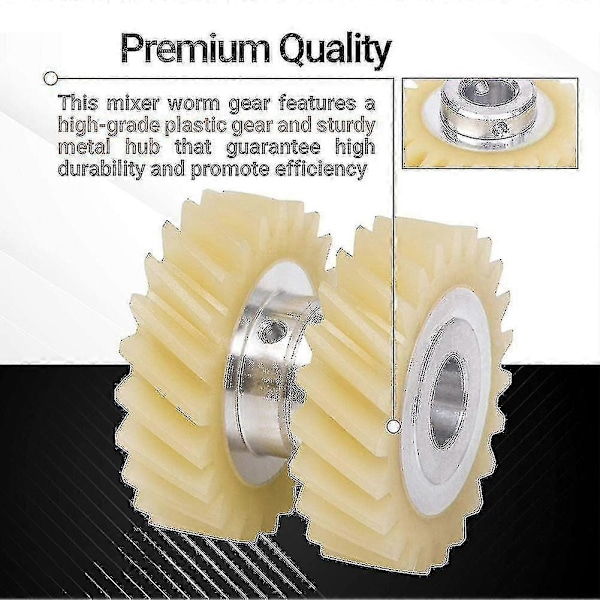 W10112253 Mixer Worm Gear Del För Kitchenaid Köksmaskiner - 1st