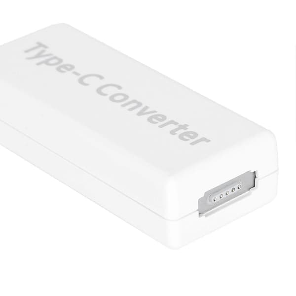 Adapter til MagSafe 2/1 til TypeC Konverter til MacBook Switch Spillekonsoller Mobiltelefoner Notebooks (Hvid)