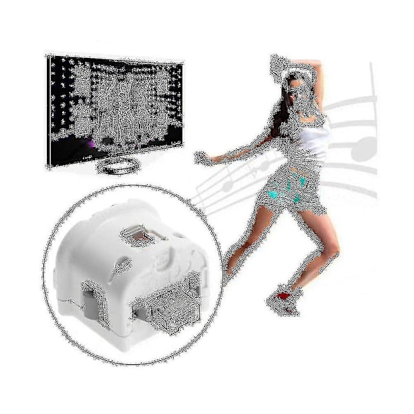 Trådløs fjernbetjening Motion Plus Sensor Høj Sensor Forbedre Spil Præcision Controller Gamepad A