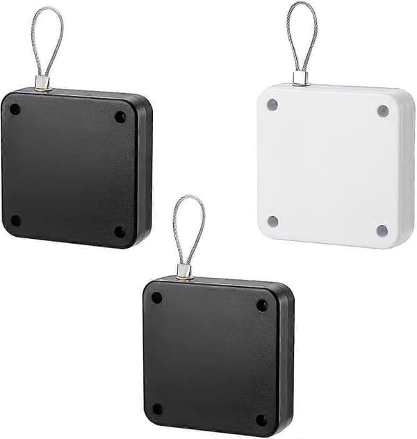 Stansfri Automatisk Dörrstängare med Sensor, 3-pack Multifunktionell Dörrstängare