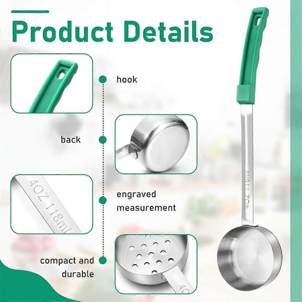 Portion Control Serveringske - Bariatrisk Must-Have - Perfekt til Gastrisk Bypass - Sæt af 4 Skeer