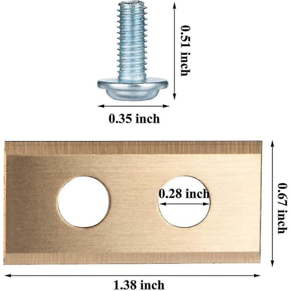 30-pack titanersättningsblad för Worx Landroid robotgräsklippare Uppgraderade titanblad och skruvar för Worx Landroid robotgräsklippare
