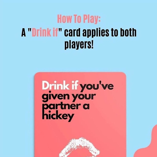 Dizzy Date Game Card 100 Dialogkort för dejtnatt Par Alla hjärtans dag-present
