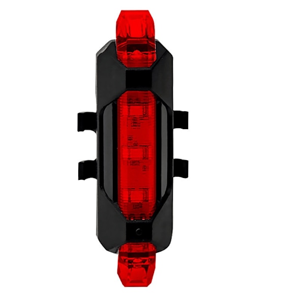 USB-ladattava LED-polkupyörän takavalo - 7 vilkkuva tilaa turvallisuuden ja näkyvyyden takaamiseksi - Maasto- ja maantiepyörän takavalo ajamiseen ja pyöräilyyn