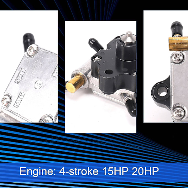 Veneen Moottori 6ah-24410-00 Polttoainepumppu Assy Ulkoperämoottorille 4-tahti 15hv 20hv Ulkoperämoottori T