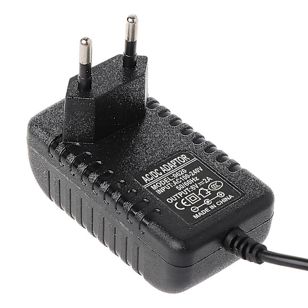 Ac 100-240v 50-60hz til Dc 6v 2a 12w Lader Strømforsyning Ac Adapter Lader