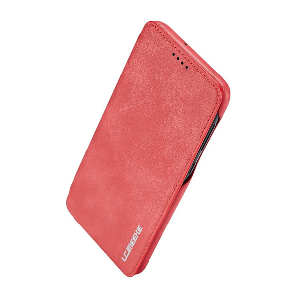 LC.IMEEKE Retro Stil Läder Telefonfodral med Kortfack för Samsung Galaxy A20e