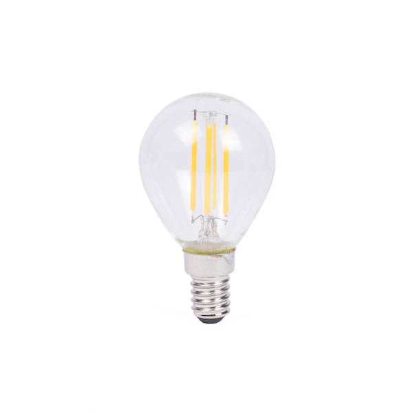 LED-filamenttilamppu G45 4 W E14 himmennettävä