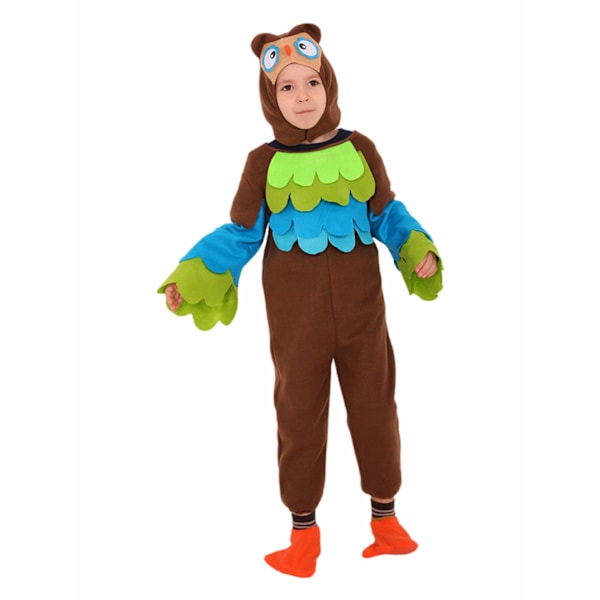 Hästman Djur Jumpsuit Barnkläder Rollspel Cos Party Scenföreställning Kläder Färg: Uggla