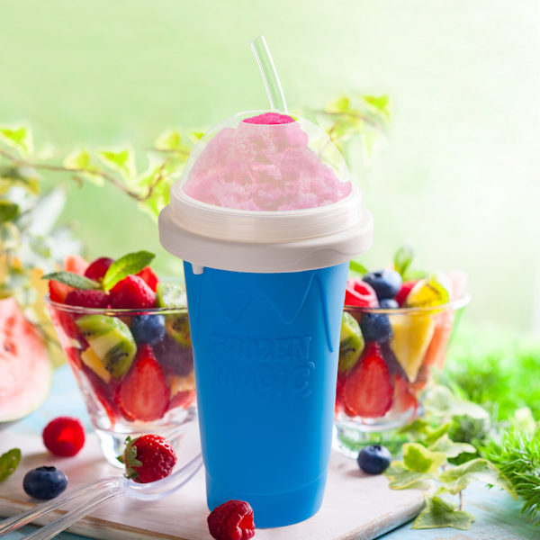 Slushy Maker - Grön återanvändbar Slushy Maker Cup, Hemmagjorda Slushies