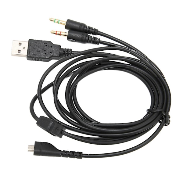 USB- ja 3,5 mm:n o-liitäntäkaapeli valaistuksella SteelSeries Arctis -kuulokkeille