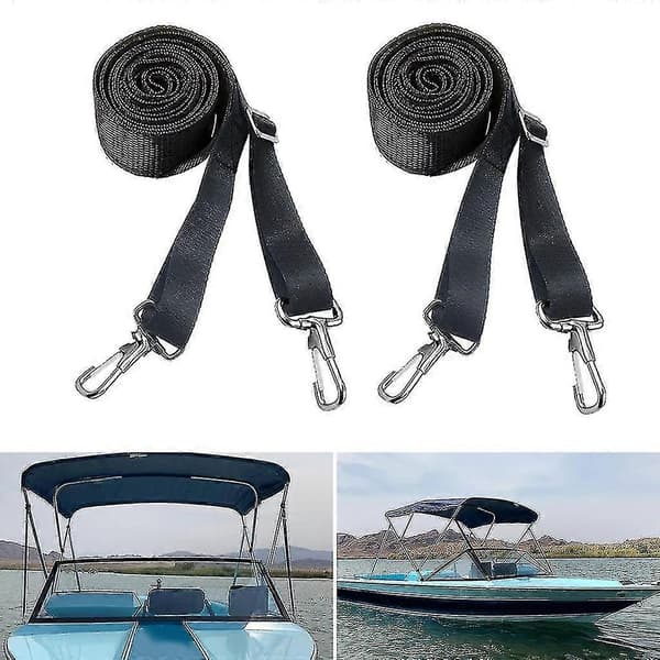 Marine Kaleche Stropper med Rustfrit Stål Snap Loop Bimini Top Hardware PK