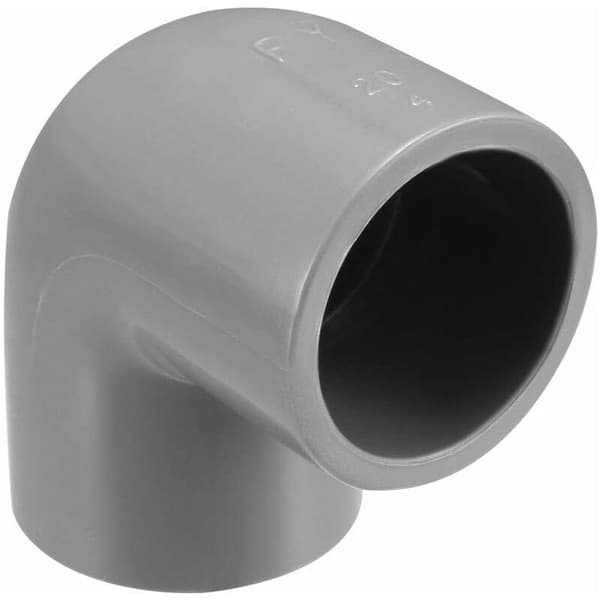 sourcing map 10 stk. 20 mm PVC albue 90° rørfitting grå adapter (indvendig diameter: G1/2)
