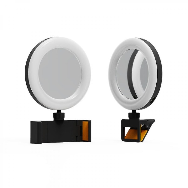 Mobiltelefon Fyldningslys - LED Live Fill Light til Selfies og Beauty Ring Light
