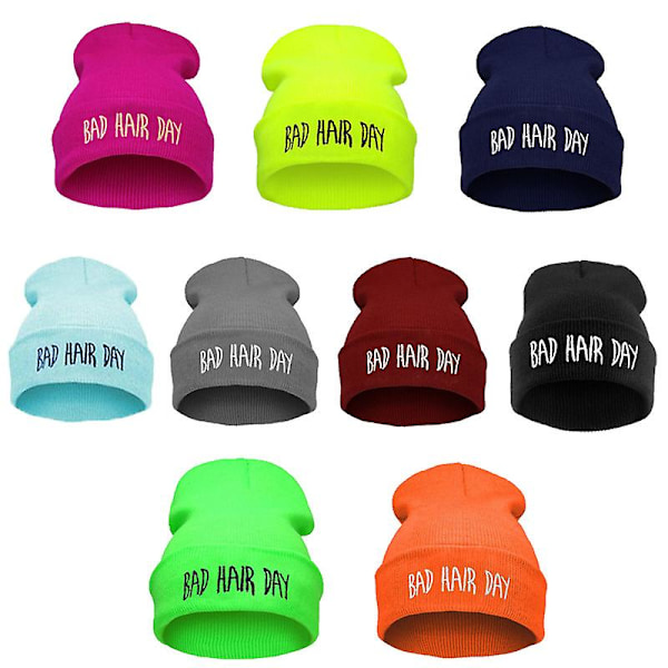 Beanie Sport Vinter Dårlig Hårdag Beanie Cap Mænd Hat Beanie Strikket Vinter Hiphop Hatte Til Kvinder Mode Caps [NS]