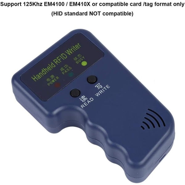 RFID-kortduplikator Bärbar handhållen RFID-ID-kortduplicering