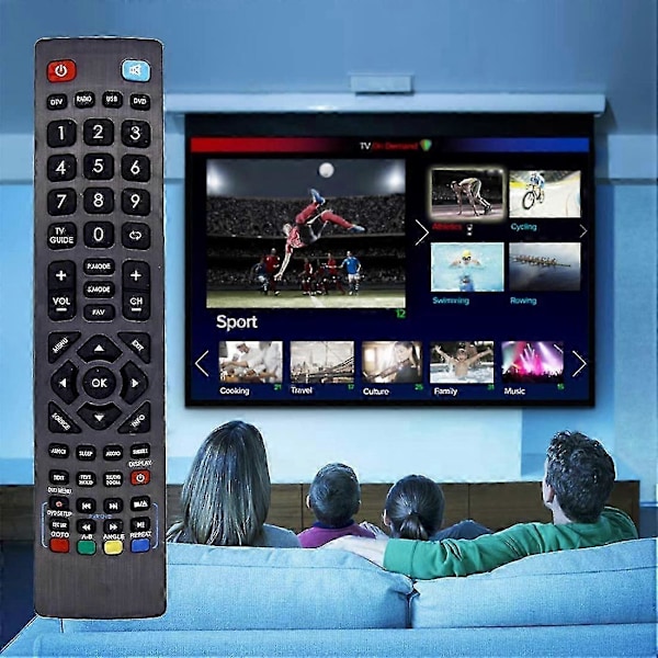 Blaupunkt LCD LED 3D Smart TV Universal Fjernbetjening - Klar til Brug Uden Konfiguration
