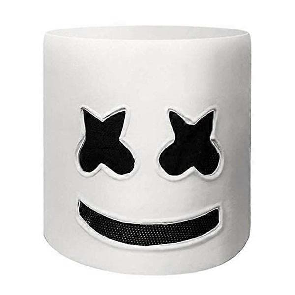 Marshmallow Hodeplagg Full Face Hode Halloween Maskerade Cosplay Kostyme for Menn Kvinner Barn