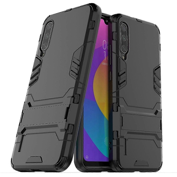 Hybrid TPU og Plastikk Telefondeksel med Støtte for Xiaomi Mi A3/CC9e, Slitesterkt Beskyttelsesdeksel