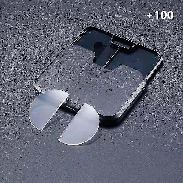 Självhäftande bifokala läsglasögon Förstorande läsglas för solglasögon/glasögon