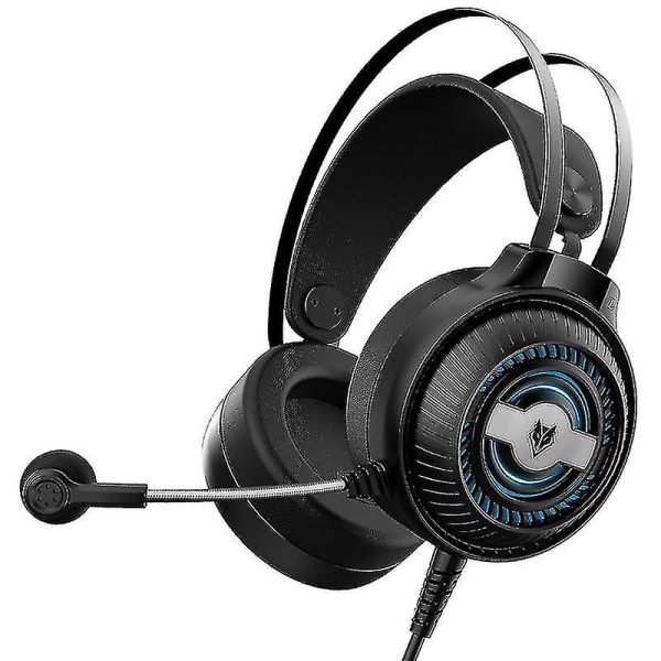 Gaming Headset - Kablet Gaming Headset med Mikrofon og Volumkontroll black