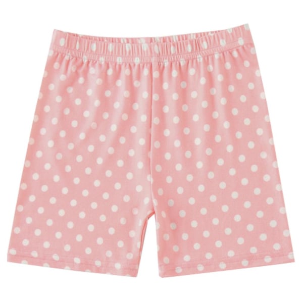 Drenge Piger Polka Dot Elastiske talje Shorts Casual Baggy Short Bottoms underbukser Pink 5-6Years