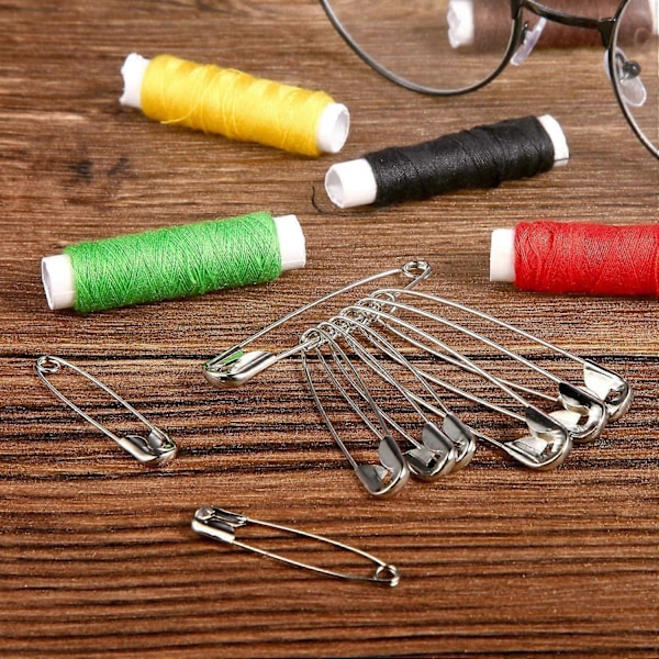 30-pack extra stora 3\" säkerhetsnålar