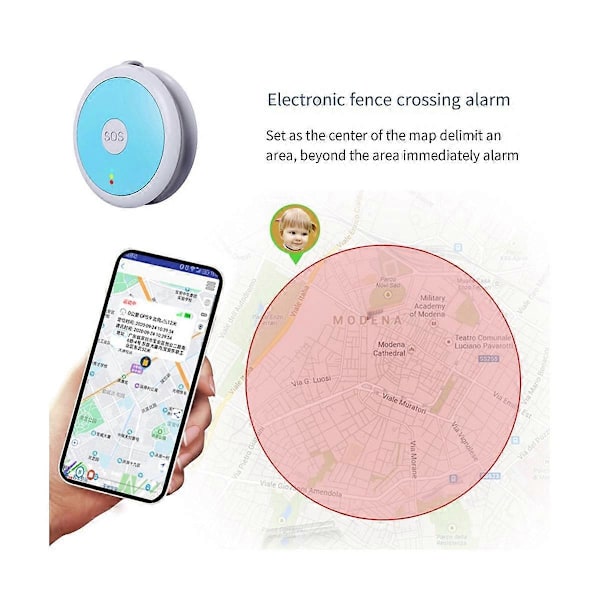 4G GPS-lokalisator Personligt Nödlarm Barn Säker Lokalisator med Talk-funktion för Äldre Barn