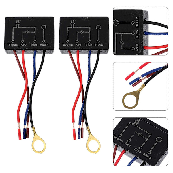2 stk. Nontendo Switch Bordlampe Bryter Berøringslys Dimmer Bryter Lampe Dimmer Bryter Sensor Berøringsbryter