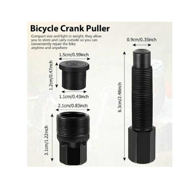 Cykelvevarmsavdragare Cykelvevarmsavdragare Cykel Undre Axelavdragare Kompakt Vevarmsavdragare Cykel Vevarmsavdragare Verktyg Vevaxelavdragare Dragkedja Motorreparation