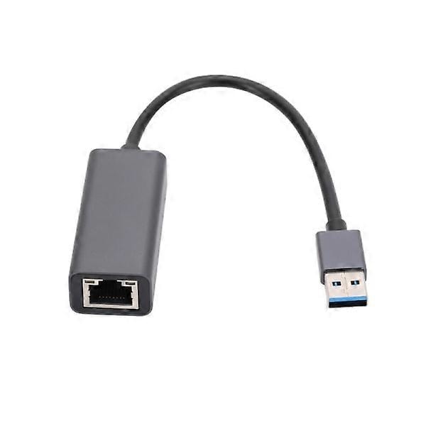 USB til Ethernet-adapter - 100 Mbps nettverksadapter - Svart - Rask og stabil kablet tilkobling for bærbare datamaskiner