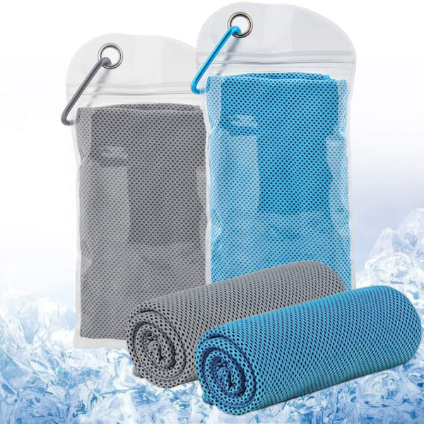 Cool Gym Håndklæde Sæt med 2 Instant Cooling Håndklæder til varmt vejr