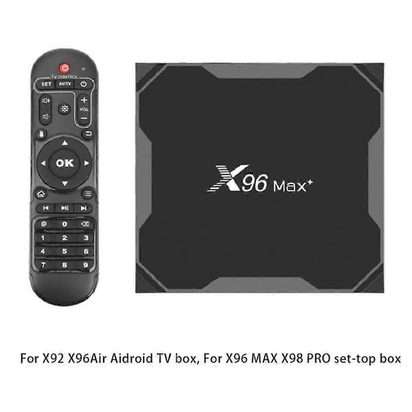 X96MAX Fjernkontroll, for X92 X96Air Aidroid TV-boks Infrarød Fjernkontroll for MAX PRO Dekoder