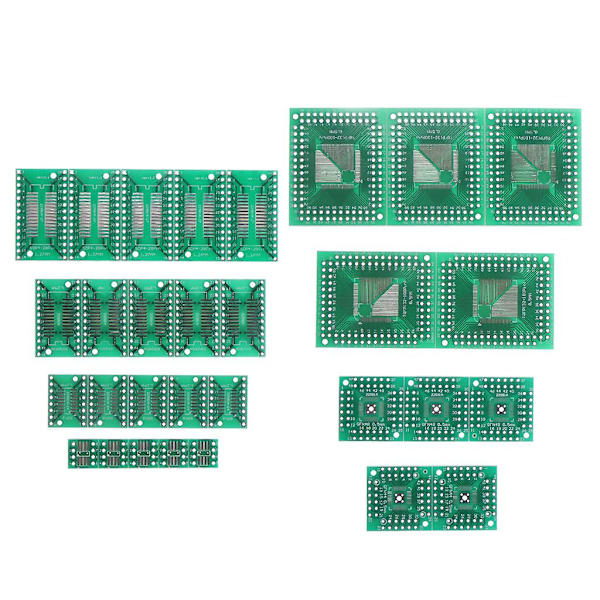 30 st PCB-kort Kit SMD till DIP Adapter Konverterare FQFP32-100 QFN48 SOP8 16 24 28