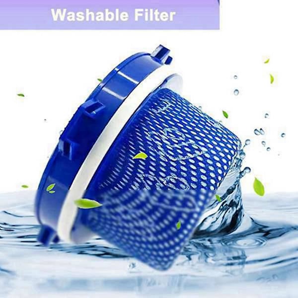 12 stk. Passer til Jet 90 75 70 60 VS9000RL Støvsuger Vaskbar Mini Filter DJ97-02649A Erstatning