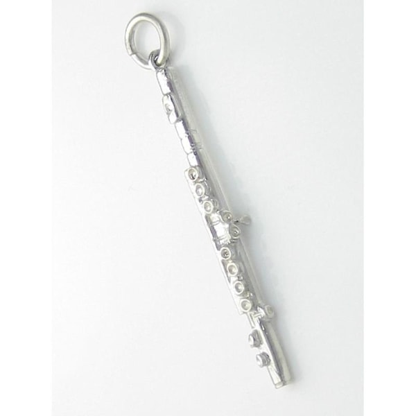 Flöjt Sterling Silver Berlock .925 X 1 Flöjter Musik Berlocker - 6233