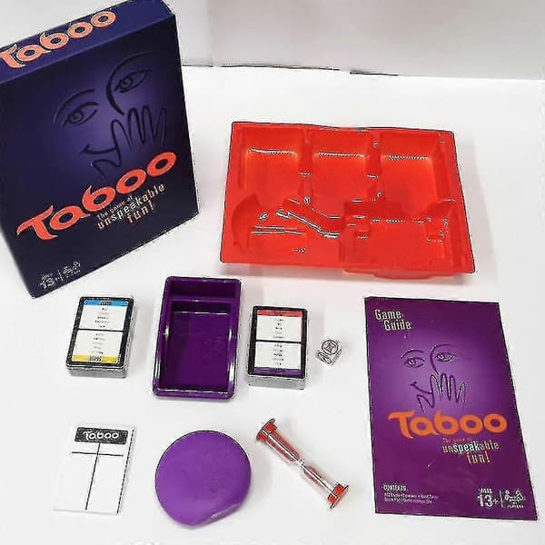 Taboo Spill Classic Sandklokke Tidtaking Familie Brettspill
