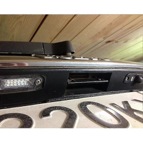 Backkamera för bil, bakre backspegelskamera, registreringsskyltskamera, LED-nattseende för Volvo S80l /s40l/s80/s40/s60/v60/xc90/xc60/c70/s60l (2 x skruv) 12